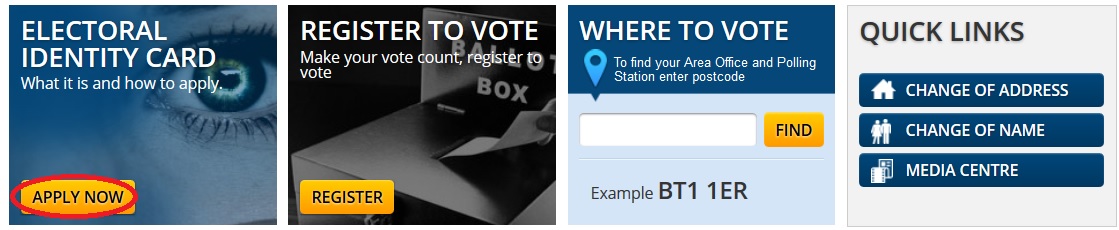 Eoni uk Apply Electoral Identity Card Northern Ireland Electoral Eoni uk Apply Electoral Identity Card Northern Ireland Electoral