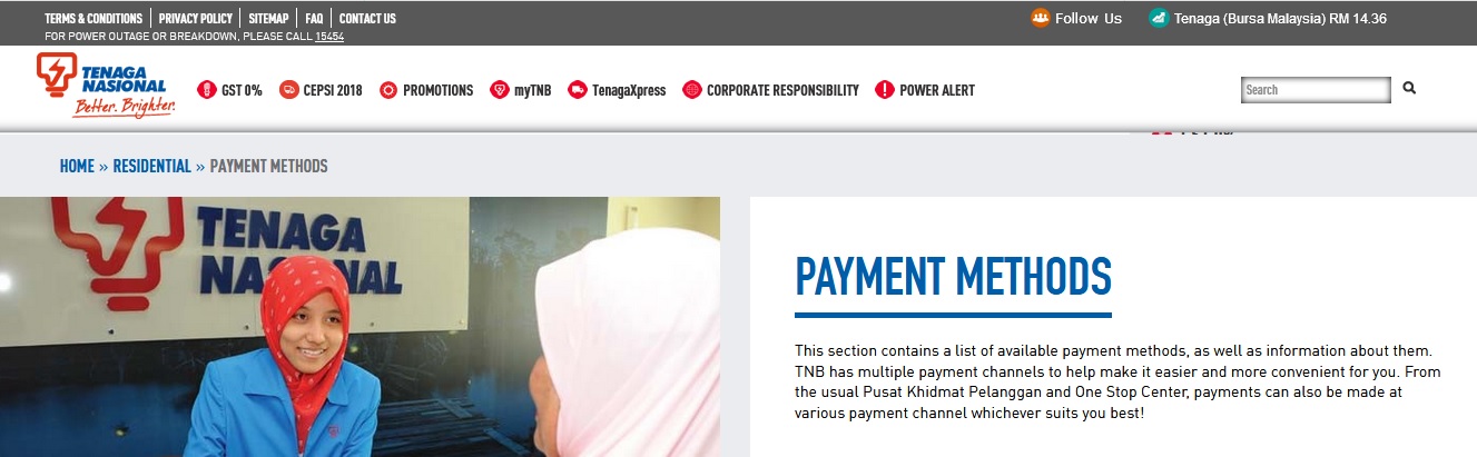 Tnb bill payment online
