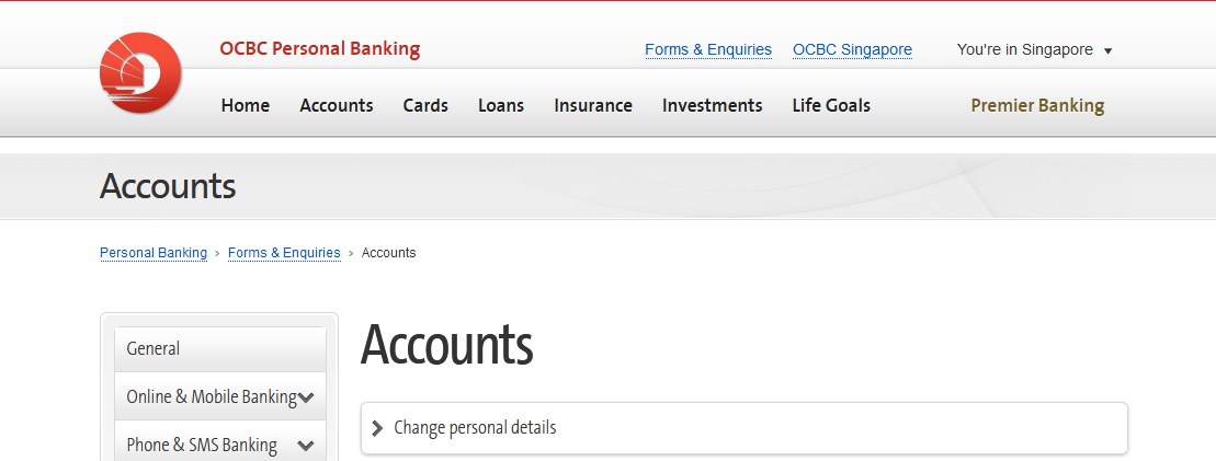 Ocbc online banking