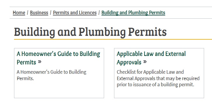 london ca Building Permit Inspection System Approval 